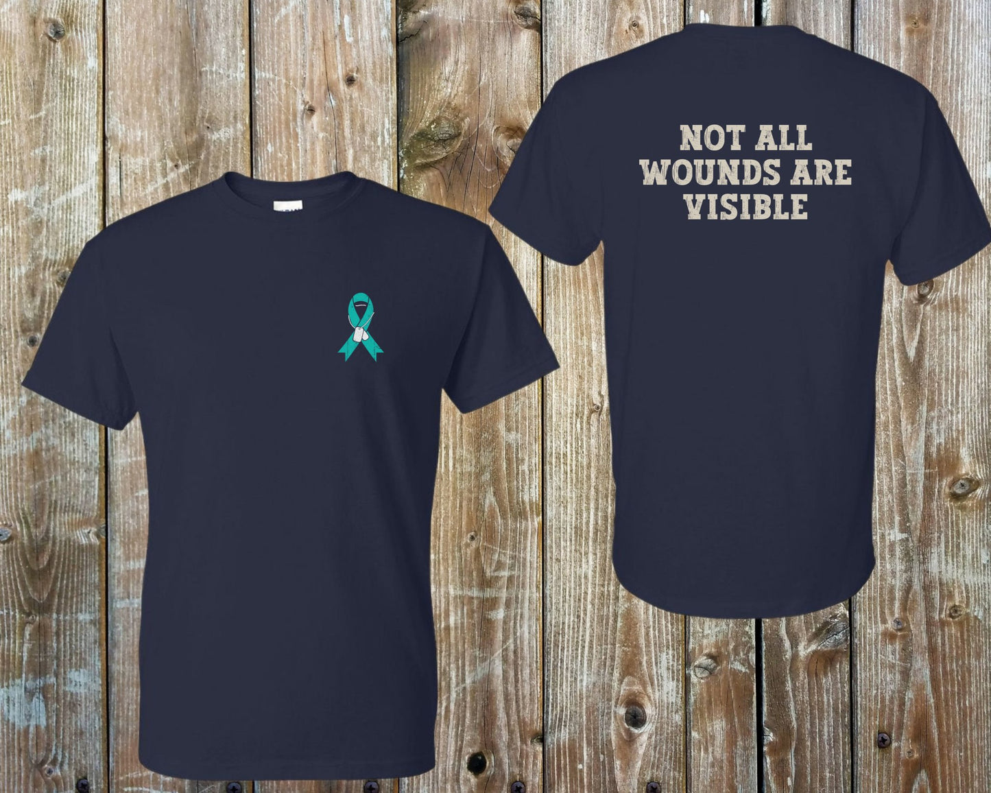 Not All Wounds Are Visible Unisex Heavy Cotton TeeT - ShirtAfter The Call