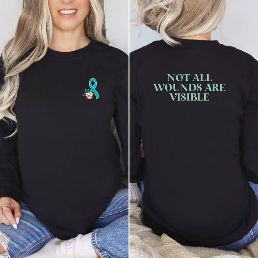 Not All Wounds Are Visible Unisex Jersey Long Sleeve TeeLong - sleeveAfter The Call