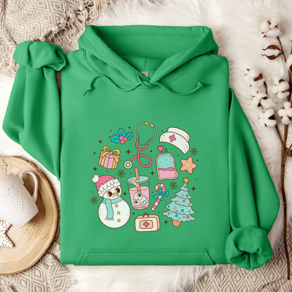 Nurse Christmas Sweater Unisex SweatshirtSweatshirtAfter The Call