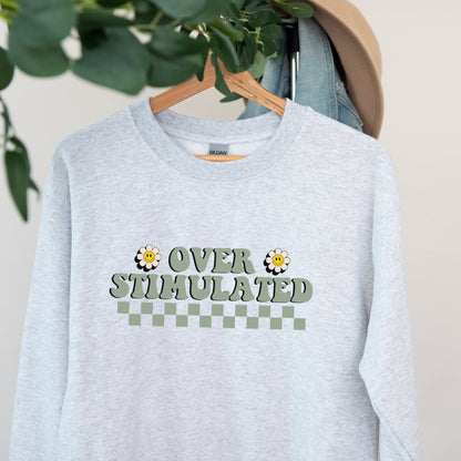 Over Stimulated Unisex Crewneck SweatshirtSweatshirtAfter The Call