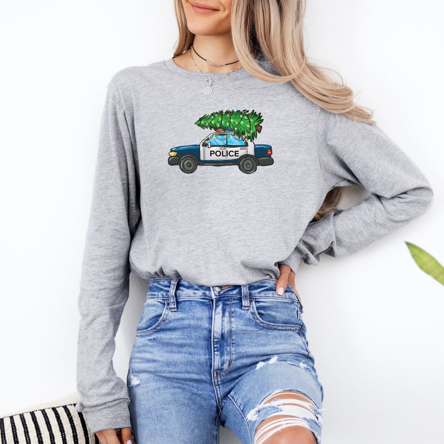 Police Christmas Unisex Jersey Long Sleeve TeeLong - sleeveAfter The Call