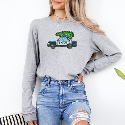 Police Christmas Unisex Jersey Long Sleeve TeeLong - sleeveAfter The Call