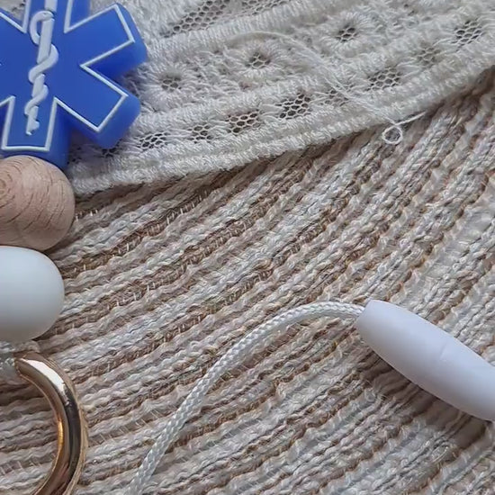 Paramedic Lanyard, Emt Law, EMS, Ambulance Dispatch, Badge Holder