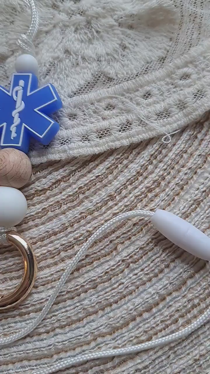 Paramedic Lanyard, Emt Law, EMS, Ambulance Dispatch, Badge Holder