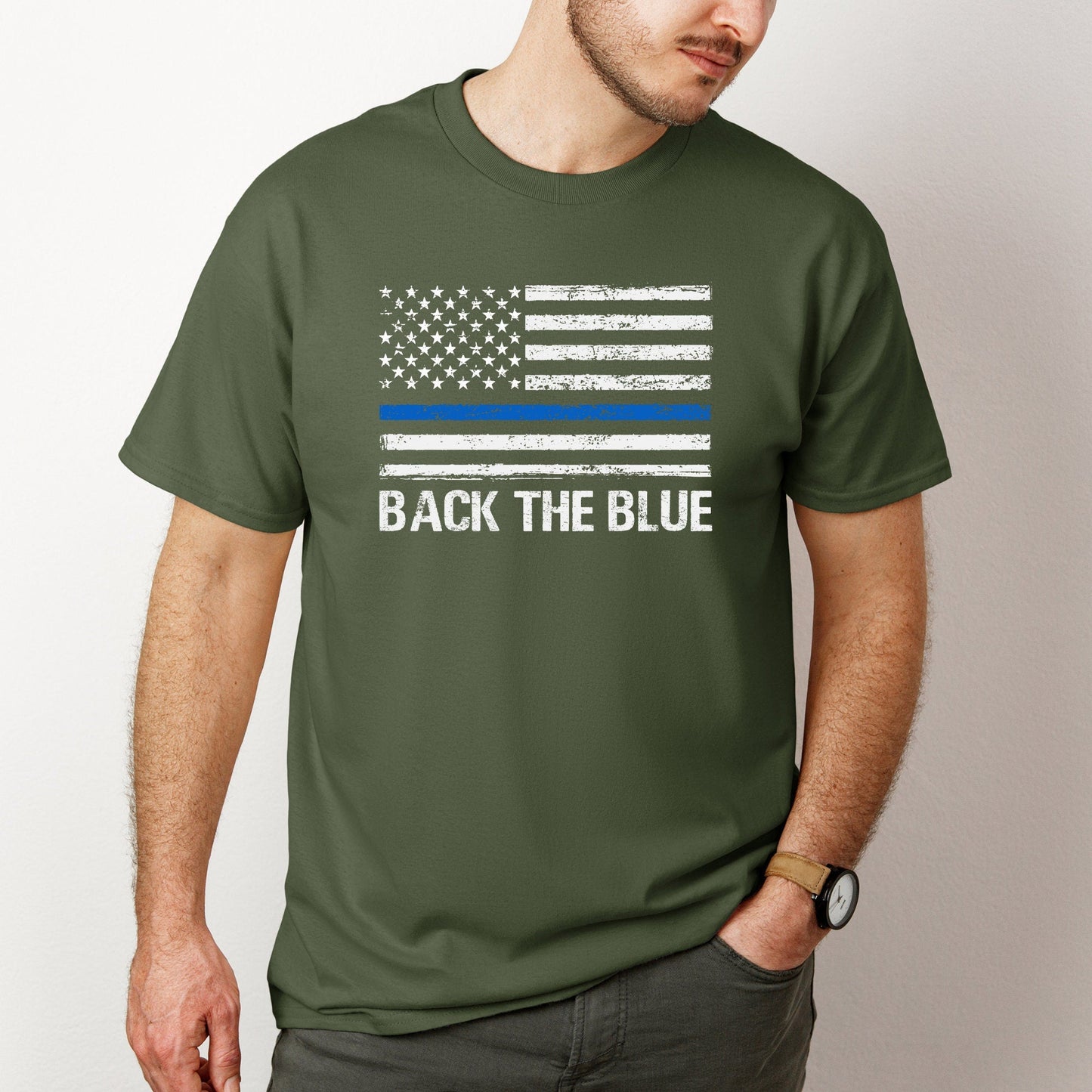 Thin Blue Line Unisex T - ShirtAfter The Call