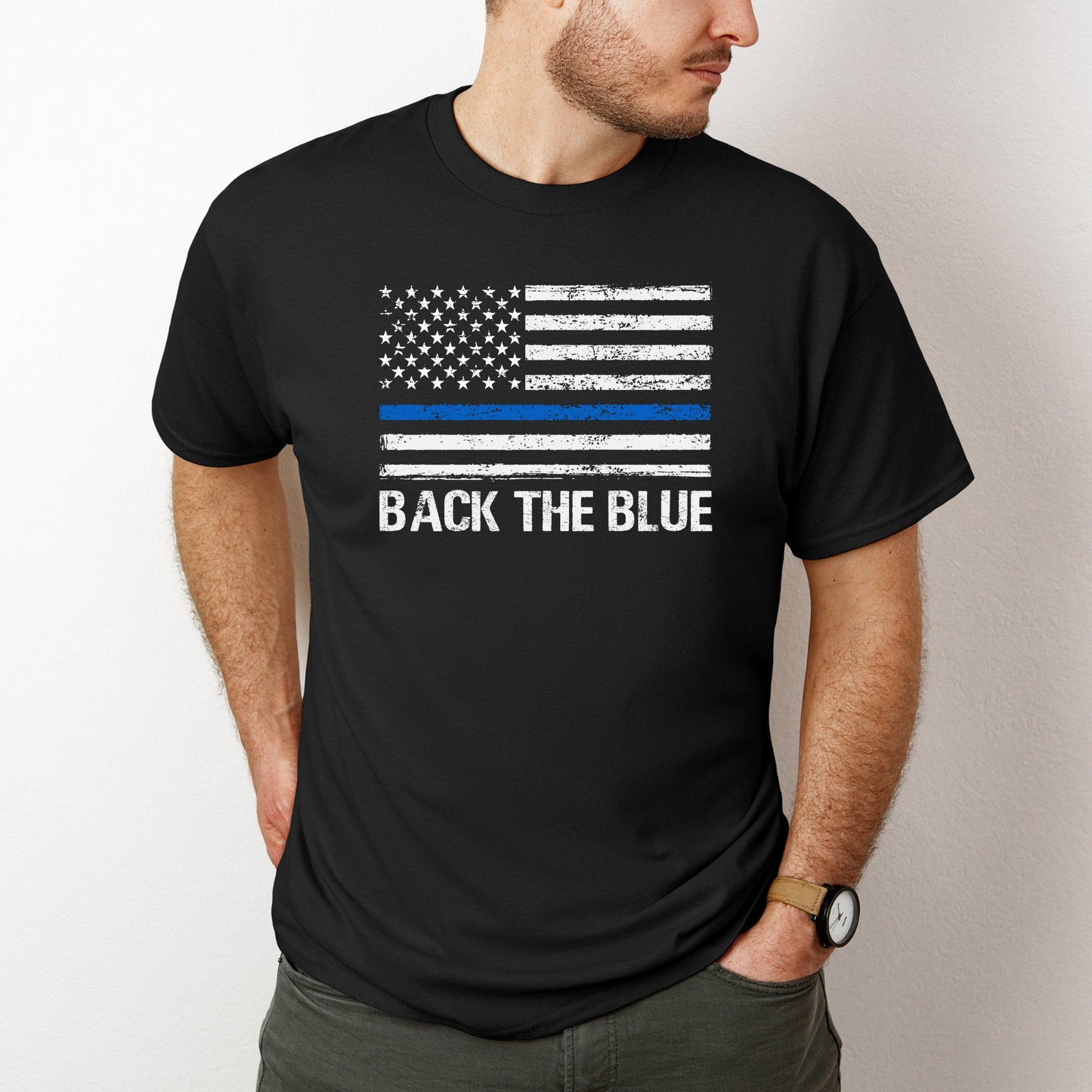 Thin Blue Line Unisex T - ShirtAfter The Call