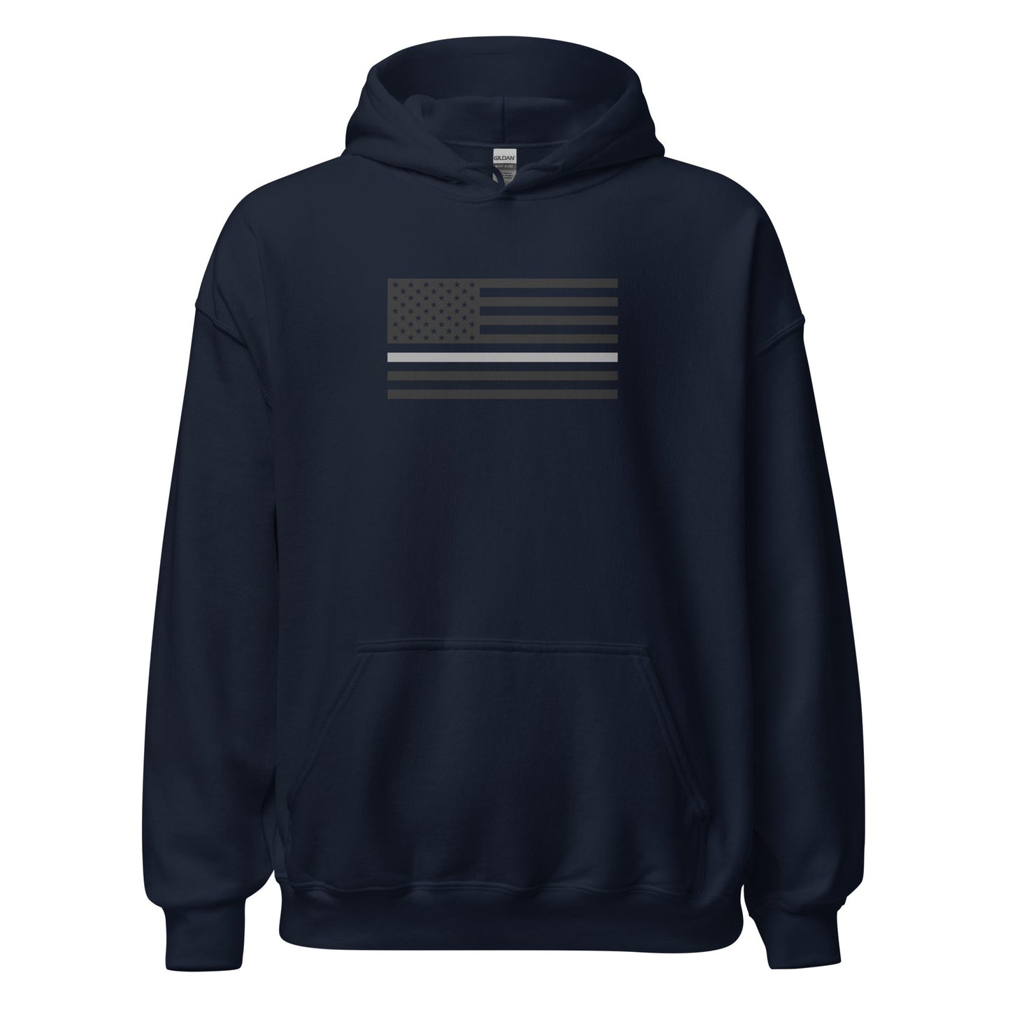 Thin Silver Line Unisex HoodieAfter The Call