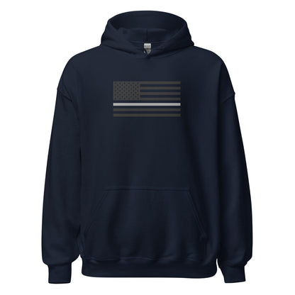 Thin Silver Line Unisex HoodieAfter The Call